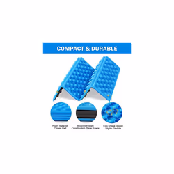 Camping Foldable Foam Hiking Seat Pad Lightweight Portable Sitting Pad Waterproof Blue Outdoor Sitting Mat For Picnic, Hiking, Backpacking,