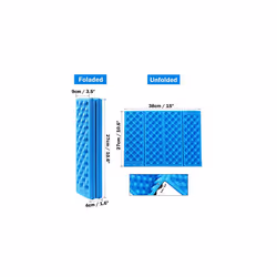 Camping Foldable Foam Hiking Seat Pad Lightweight Portable Sitting Pad Waterproof Blue Outdoor Sitting Mat For Picnic, Hiking, Backpacking,