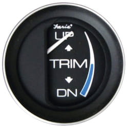 FARIA BEEDE - 3003.3472 13017 Coral Trim Gauge (Mercury/Mariner/Mercruiser/Volvo DP/Yamaha 2001 and Newer) - 2  Black