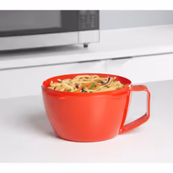 Sistema 1109 Microwave Noodle Bowl, Red, 940 ml