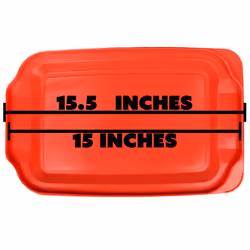 Pyrex 233-PC 3qt Red Replacement Food Storage Lid  Only Fits Pyrex 233 Glass Dish NOT Pyrex C-233 Dish Made in the USA