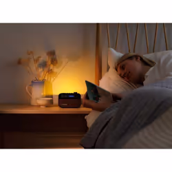 Pure MOMENT Alarm Clock Radio with DAB+ & Bluetooth - Black