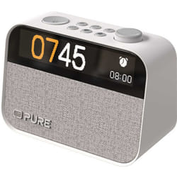 Pure MOMENT Alarm Clock Radio with DAB+ & Bluetooth - White