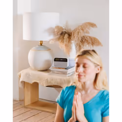 Pure MOMENT Alarm Clock Radio with DAB+ & Bluetooth - White