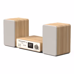 Pure 252807 home audio system Home audio micro system 50 W Oak, White