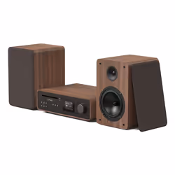 Pure Micro HiFi Classic Stereo Home audio micro system 50 W Black, Walnut - Additional view 4