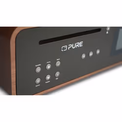 Pure Micro HiFi Classic Stereo Home audio micro system 50 W Black, Walnut - Additional view 6
