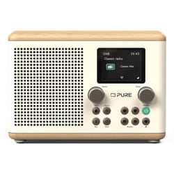 Pure Classic H4 Portable Digital Oak, White