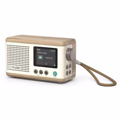 Pure DAB+ Radio Classic Mini Portable Digital Cream, Wood
