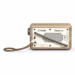Pure DAB+ Radio Classic Mini Portable Digital Cream, Wood