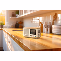 Pure DAB+ Radio Classic Mini Portable Digital Cream, Wood - Additional view 5
