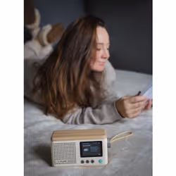 Pure DAB+ Radio Classic Mini Portable Digital Cream, Wood - Additional view 7