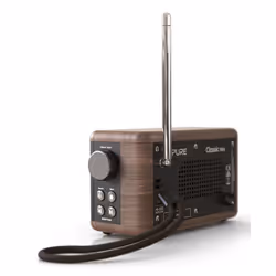 Pure Classic Mini Portable Digital Cream, Wood - Additional view 4
