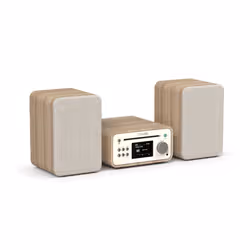 Pure Classic Stereo Mini Home audio micro system 40 W Oak, White - Additional view 2