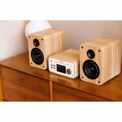 Pure Classic Stereo Mini Home audio micro system 40 W Oak, White - Additional view 5
