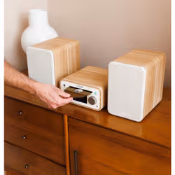 Pure Classic Stereo Mini Home audio micro system 40 W Oak, White - Additional view 7
