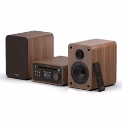 Pure Classic Stereo Mini Home audio micro system 40 W Brown, Walnut - Additional view 3