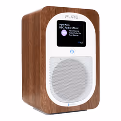 Pure Evoke H3 (Walnut), Personal, Digital, DAB+, DMB, FM, 87.5 - 108 MHz, 174 - 240 MHz, Auto scan