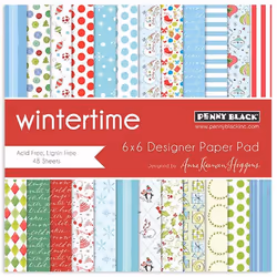 Penny Black 80-012 Wintertime Paper Pad  6 x 6