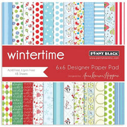 Penny Black 80-012 Wintertime Paper Pad  6 x 6