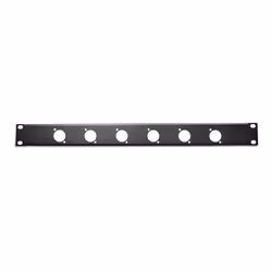 Elite Core RP1U-6D Rack Panel with 6 D-Series Punch-Outs  1U
