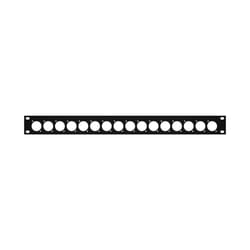 Elite Core RP1U-16D Rack Panel with 16 D-Series Punch-Outs  1U