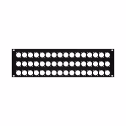 Elite Core RP3U-48D Rack Panel with 48 D-Series Punch-Outs  3U