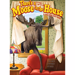 Gamewright There's a Moose in the House Card Game Matching