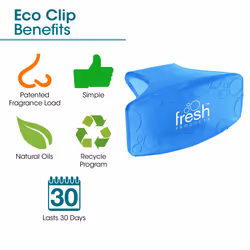Fresh Products Eco Bowl Clip  Air Freshener  Toilet Freshener  Trash F