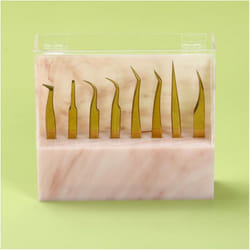Dust-proof Tweezers Holder Lash Extension Supply Stand Holder  8 Holes Tweezers Storage Holder for Eyelash Extensions Supplies Acrylic Display Stand S