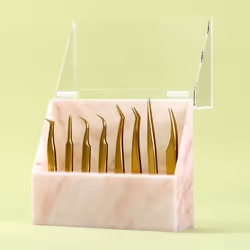 Dust-proof Tweezers Holder Lash Extension Supply Stand Holder  8 Holes Tweezers Storage Holder for Eyelash Extensions Supplies Acrylic Display Stand S