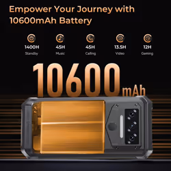 Oukitel WP38 Rugged Smartphone 6GB+128GB - black