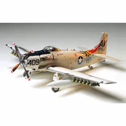 Tamiya Models Douglas A-1H Skyraider Model Kit  ages 12 Up