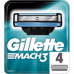 Gillette Mach3 Razor Plus - 4 Count
