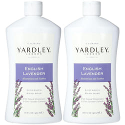 Yardley London Liquid Hand Soap - English Lavender - 16 Fl Oz (Pack of 2)