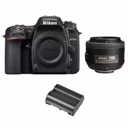NIKON D7500 + AF-S 35MM F1.8G DX + EN-EL15A Battery