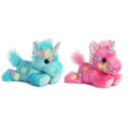 Aurora Bundle of 2 Stuffed Beanbag Animals - Blueberry Ripple Unicorn