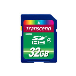Transcend TS32GSDHC4 memory card 32 GB SDHC Class 4