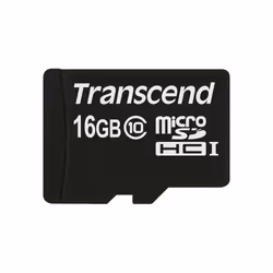 Transcend microSDXC/SDHC Class 10 16GB, 16 GB, MicroSDHC, Class 10, NAND, 90 MB/s, Black