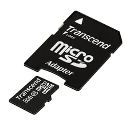 Transcend TS8GUSDHC10E memory card 8 GB MicroSDHC Class 10