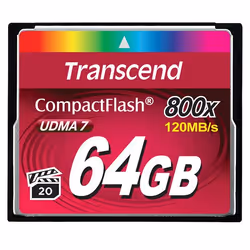 Transcend CompactFlash 800x 64GB