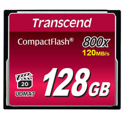 Transcend CompactFlash 800x 128GB