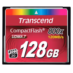 Transcend CompactFlash 800x 128GB