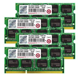 Transcend JetRam TS32GJMA584H memory module 32 GB 4 x 8 GB DDR3 1600 MHz