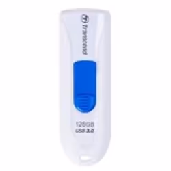 Transcend JetFlash 790 128GB White, 128 GB, USB Type-A, 3.2 Gen 1 (3.1 Gen 1), Slide, 4.9 g, White