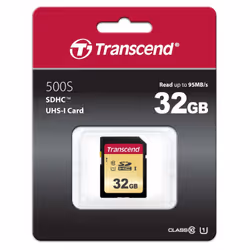 Transcend SD Card SDHC 500S 32GB