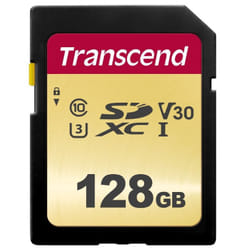 Transcend SD Card SDXC 500S 128GB