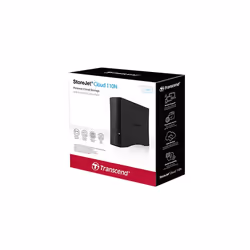 Transcend StoreJet Cloud 110N NAS Compact ARM Cortex-A7 512 GB DDR3 4 TB HDD Black