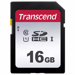 16GB SDHC 300S Memory Card UHS- I, C10, U3, V30, 4K, Full HD, Up to 95/40 MB/s (Ideal for Digital Cameras) with Frustration F ...