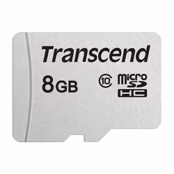Transcend microSD Card SDHC 300S 8GB, 8 GB, MicroSDHC, Class 10, NAND, 20 MB/s, 10 MB/s